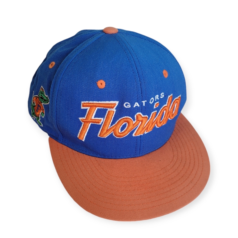 Vintage Florida Gators Officially Licensed  Snapback Baseball Cap blue orange